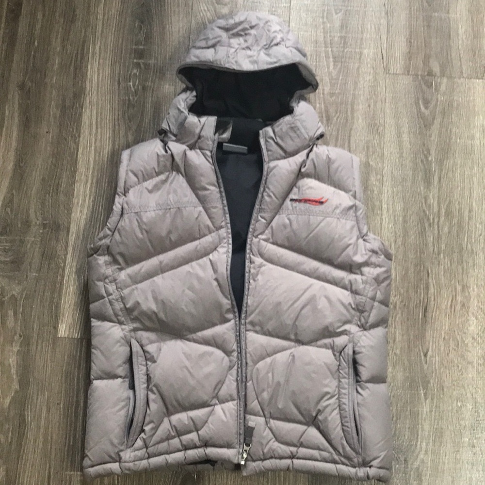 Bonfire gray womens hooded vest
